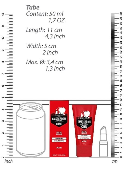 CBD Delay Cream z Amsterdamu – Krem Opóźniający Orgazm, 50 ml