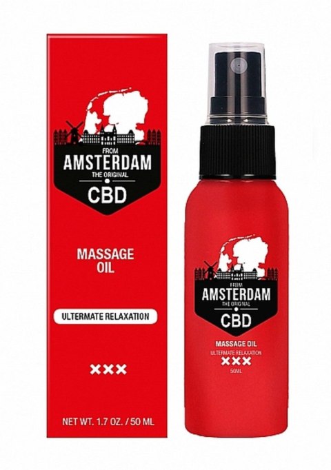 Zmysłowy Olejek do Masażu z CBD z Amsterdamu – 50 ml