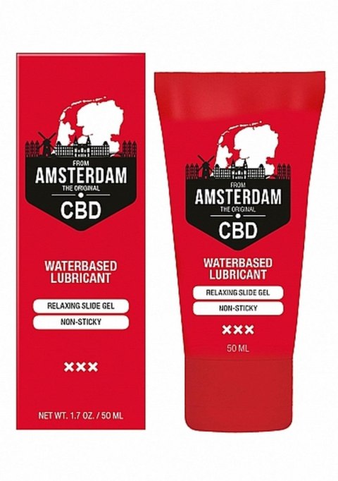 Ekskluzywny lubrykant intymny z CBD na bazie wody Original Amsterdam, 50 ml