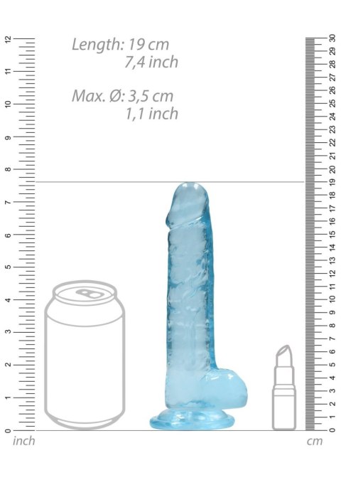 Realistyczne Dildo z Jądrami - 19 cm