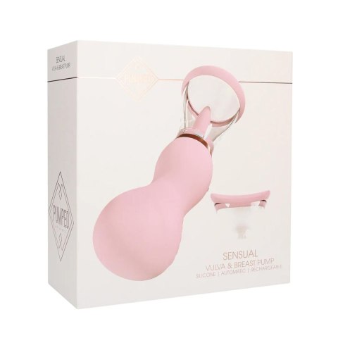 Sensual – Akumulatorowa pompka do sromu i piersi – Różowa