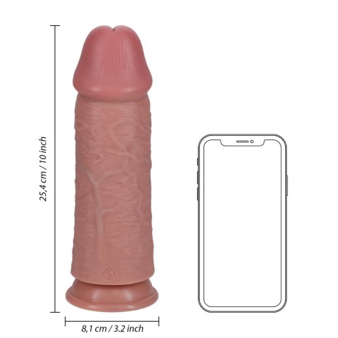 Wyjątkowo Grube Dildo Bez Jąder 25 cm