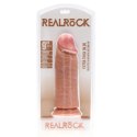 RealRock Extra Grube Proste Dildo bez Jąder 23 cm - Cieliste