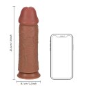 Masywne Dildo Proste RealRock 25,4 cm – Cieliste