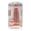 RealRock Extra Grube Dildo z Jądrami 23 cm