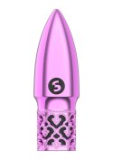 Luksusowy Wibrator Punktowy Glitter – Różowy, z ABS, Ładowalny