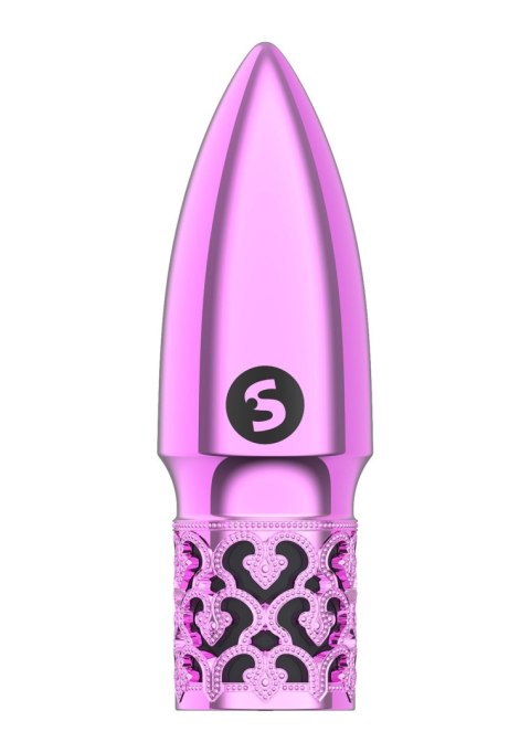 Luksusowy Wibrator Punktowy Glitter – Różowy, z ABS, Ładowalny