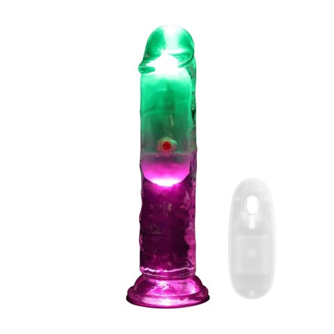 Przezroczysty Wibrujący Fallus Realistyczny – 15 cm