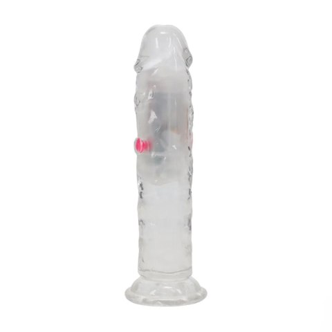 Przezroczysty Wibrujący Fallus Realistyczny – 15 cm