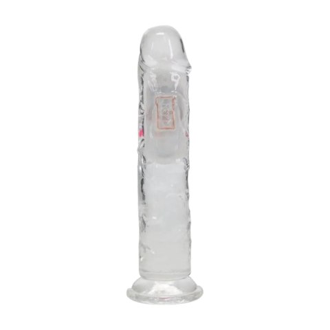 Wibrujące Dildo LED – Przezroczyste i Proste – 18 cm