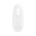 Realistyczne Wibrujące Dildo LED z Jądrami – Transparentne, 20 cm