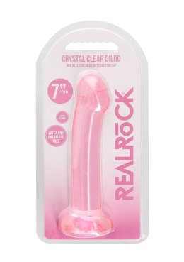 Krystalicznie Przejrzyste Dildo z Przyssawką – 17 cm