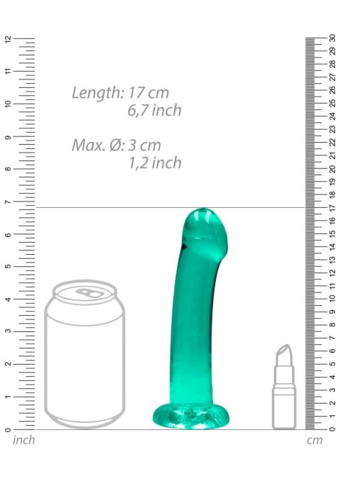 Kryształowe Dildo z Przyssawką – 17 cm Czystej Przyjemności