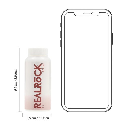 RealRock Revive - Puder Pielęgnacyjny dla Zabawek Erotycznych - 60 g
