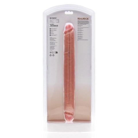 Smukłe Dwustronne Dildo RealRock 35.5 cm