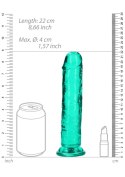 Realistyczne Dildo z Przyssawką o Krystalicznej Przejrzystości – 20 cm