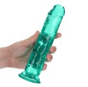 Realistyczne Dildo z Przyssawką o Krystalicznej Przejrzystości – 20 cm