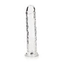 Przejrzyste realistyczne dildo z przyssawką dla głębokich doznań – 23 cm