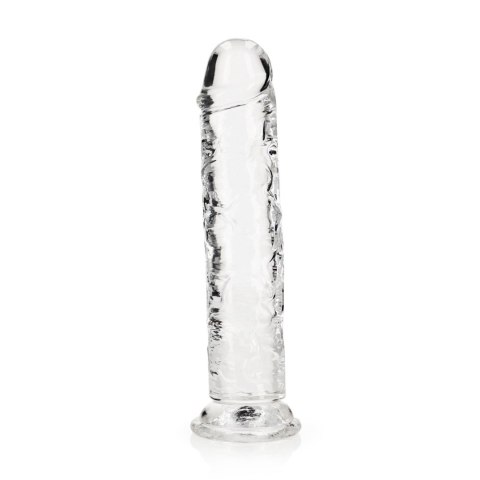 Przejrzyste realistyczne dildo z przyssawką dla głębokich doznań – 23 cm