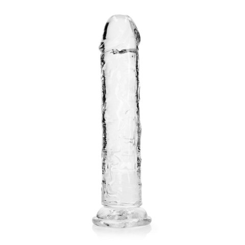 Przejrzyste realistyczne dildo z przyssawką dla głębokich doznań – 23 cm