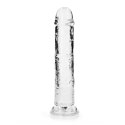 Przejrzyste realistyczne dildo z przyssawką dla głębokich doznań – 23 cm