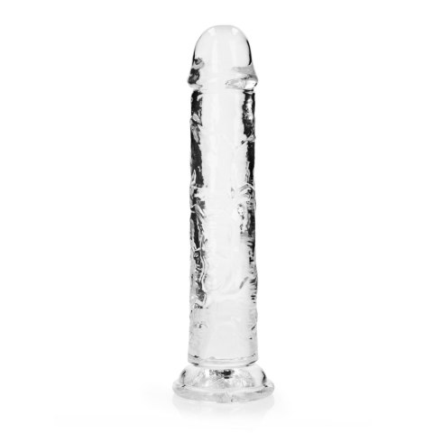 Przejrzyste realistyczne dildo z przyssawką dla głębokich doznań – 23 cm