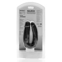 Zmysłowe Dildo Podwójne U-Kształtne – 12,7 cm, Czarne