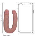 RealRock – Podwójne Dildo w Kształcie U 5 cali