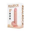 Realistyczne Dildo Wibrująco-Pulsacyjne z Jądrami RealRock® – 20,5 cm, Cieliste