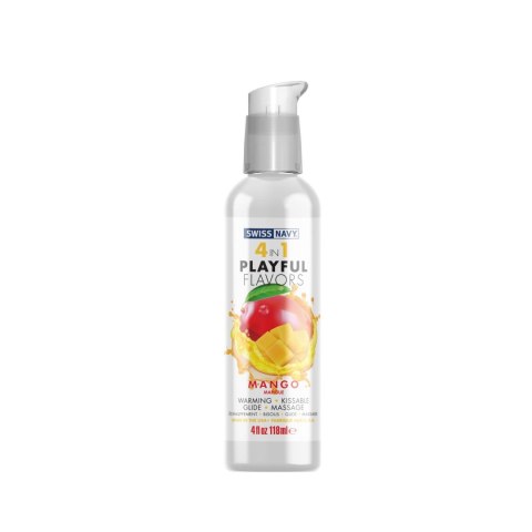 Lubrykant 4w1 o smaku mango - 118 ml