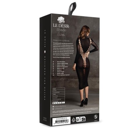 Carme XI – Elegancka sukienka z golfem, uniwersalny rozmiar