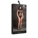 Carpo XLVI – Dwuczęściowy Komplet Plus Size: Crop Top z Wysokim Dekoltem i Majtki