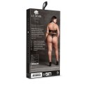 Carpo XLVI – Dwuczęściowy Komplet Plus Size: Crop Top z Wysokim Dekoltem i Majtki