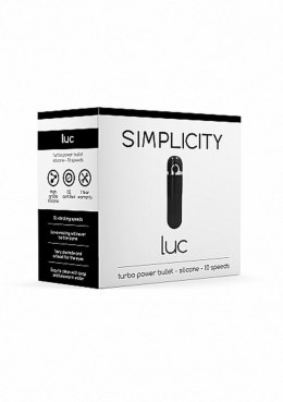 LUC Power Bullet - Czarny Mini Wibrator