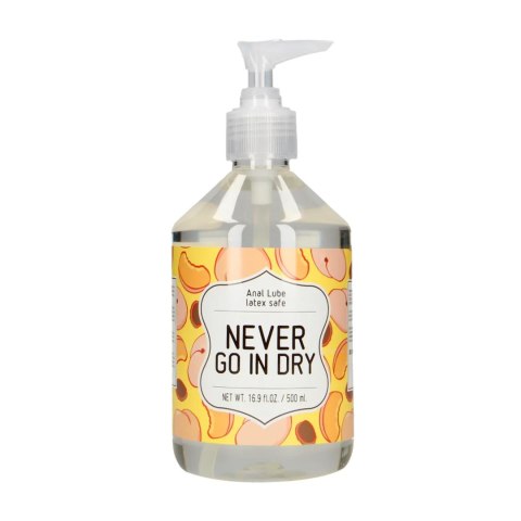 Nigdy Bez Nawilżenia - Lubrykant Analny na Bazie Wody - 500 ml