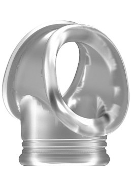 No.48 – Transparentny Pierścień Erekcyjny z Opaską na Jądra