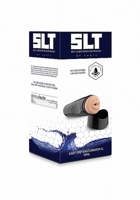Samonawilżający Masturbator Oralny XL Easy Grip – Cielisty