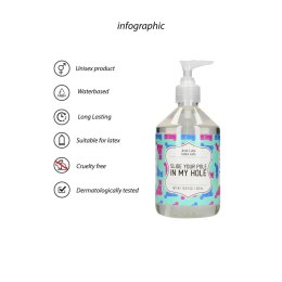Zmysłowy Lubrykant Analny S-Line na Bazie Wody - 500 ml