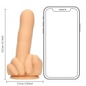 Zabawne Dildo 'Up Yours' – Odcień Cielisty