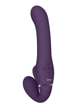 Ai – Bezpaskowy Strap-on z Podwójnymi Wibracjami i Stymulacją Falą Powietrza