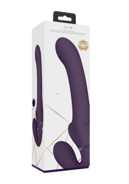 Ai – Bezpaskowy Strap-on z Podwójnymi Wibracjami i Stymulacją Falą Powietrza