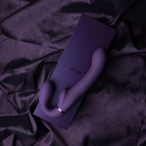 Ai – Bezpaskowy Strap-on z Podwójnymi Wibracjami i Stymulacją Falą Powietrza