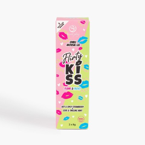 Flirty Kiss: Jadalne Żele Pobudzające Zmysły – Truskawka i Mięta