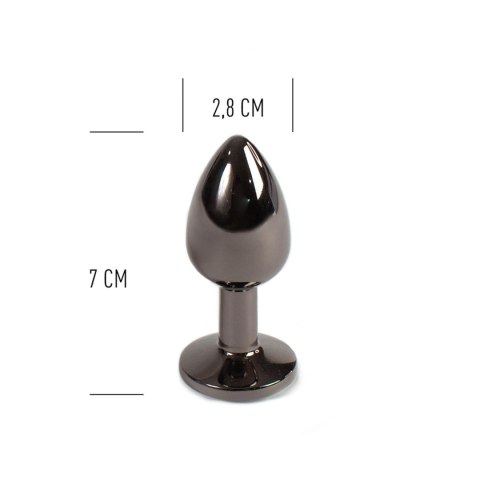 Metalowy korek analny Gunmetal S