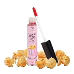 Vibrant Kiss: Wibrujący Błyszczyk do Ust o Smaku Słodkiego Popcornu