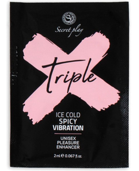 Saszetka Żelu Potęgującego Doznania Triple X 3 w 1 Uniseks - 2 ml
