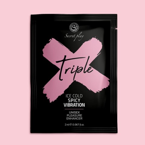 Saszetka Żelu Potęgującego Doznania Triple X 3 w 1 Uniseks - 2 ml