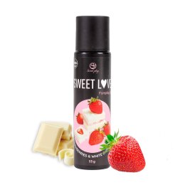 Jadalny Żel Smakowy Truskawka & Biała Czekolada - 60 ml