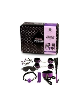 Zmysłowy Zestaw Bondage 'Tajemnica' – 8 Elementów: Purpura i Czerń