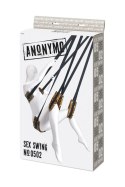 Luksusowa welurowa huśtawka erotyczna Anonymo ze wzorem